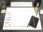 Preview: Schreibtischunterlage Rainbow